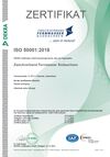 Zertifikat Energiemanagementsysteme Bereich Wasserversorgung